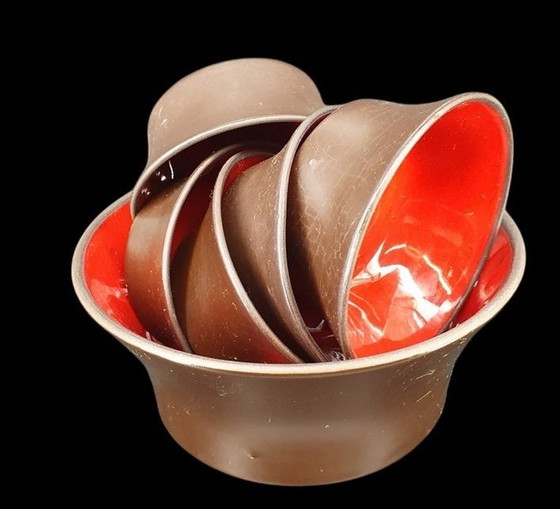 Image 1 of 1038 Set de bols en céramique vintage, Set de cacahuètes