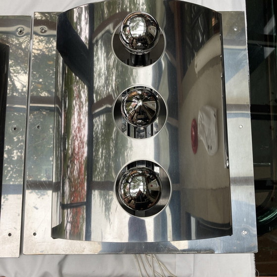 Image 1 of Paire D’Applique Goffredo Reggiani Space Age 70’S