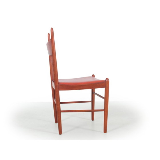 Image 1 of Ensemble de 6 chaises scandinaves vintage en teck