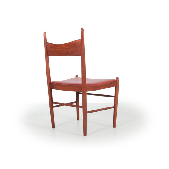 Image 1 of Ensemble de 6 chaises scandinaves vintage en teck
