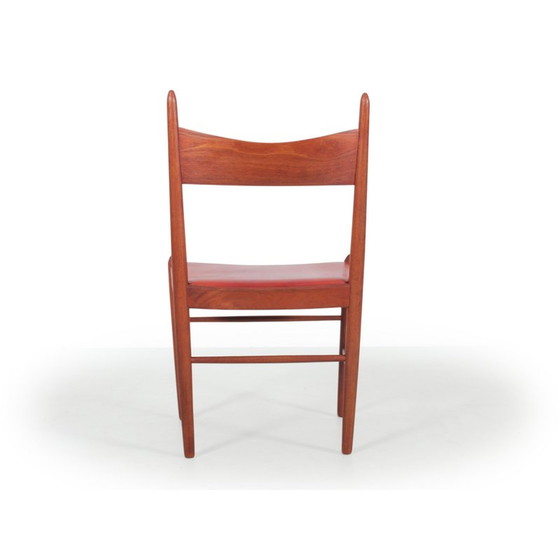 Image 1 of Ensemble de 6 chaises scandinaves vintage en teck