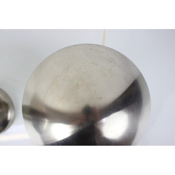 Image 1 of Paire de lampes de table blanches Bauhaus, années 1930