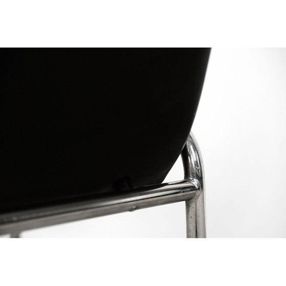 Image 1 of Paire de fauteuils vintage en acier tubulaire chromé de Thonet, Allemagne 1970