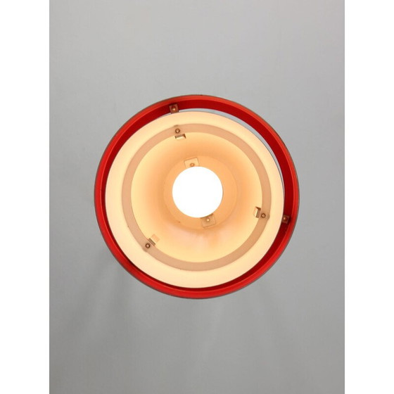 Image 1 of Lampe suspendue Space Age en aluminium cuivré, Italie 1970