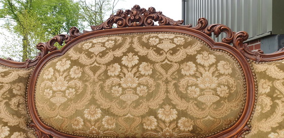 Image 1 of Banc Baroque Courbé Avec Fauteuils