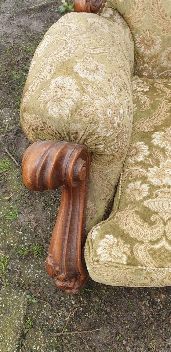 Image 1 of Banc Baroque Courbé Avec Fauteuils