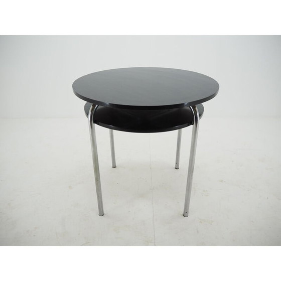 Image 1 of Table vintage chromée Bauhaus Fonctionnalisme, Tchécoslovaquie années 1920