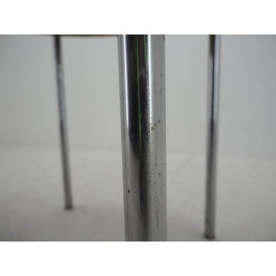 Image 1 of Table vintage chromée Bauhaus Fonctionnalisme, Tchécoslovaquie années 1920