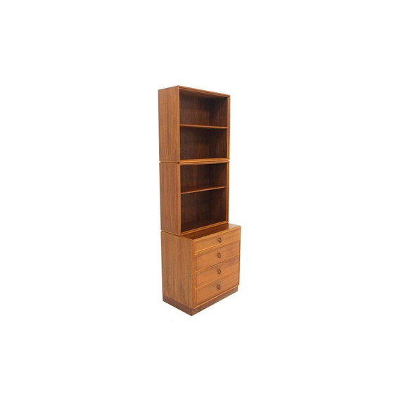 Image 1 of Bibliothèque vintage en noyer par Bertil Fridhagen pour Bodafors, Suède 1960
