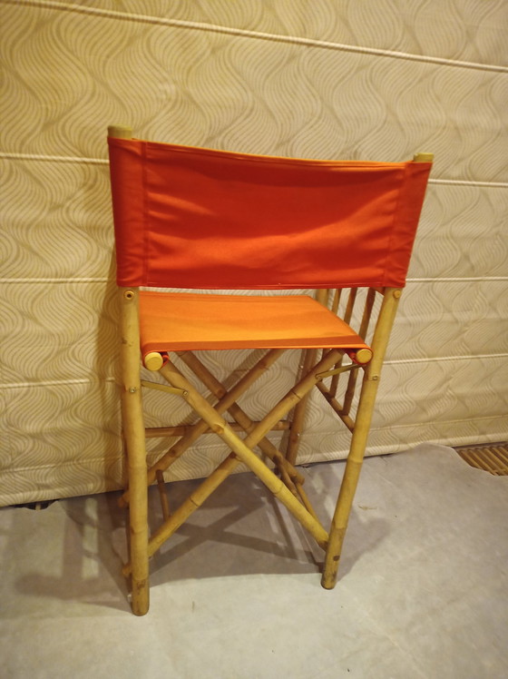 Image 1 of Tabouret de bar en bambou