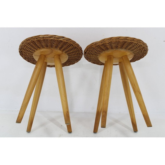 Image 1 of Paire de tables d'appoint vintage par Jan Kalous pour Uluv, Tchécoslovaquie 1970