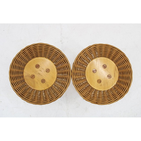 Image 1 of Paire de tables d'appoint vintage par Jan Kalous pour Uluv, Tchécoslovaquie 1970