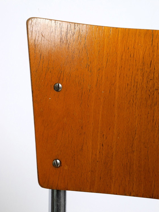 Image 1 of Quatre chaises cantilever en acier tubulaire Bauhaus des années 1930 par Mart Stam pour Robert Slezak Czech