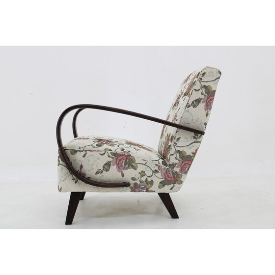 Image 1 of Fauteuil gobelin vintage par Jindrich Halabala, Tchécoslovaquie 1950