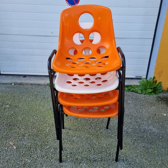 Image 1 of 4 Chaises Sicopal Années 80