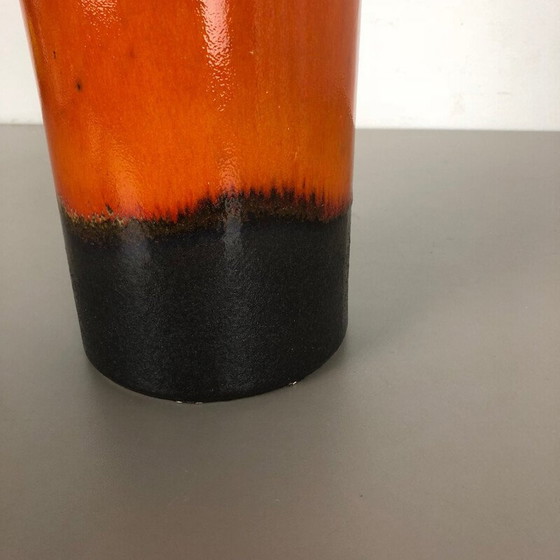 Image 1 of Vase vintage en lave grasse par Scheurich Allemagne 1970