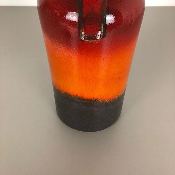 Image 1 of Vase vintage en lave grasse par Scheurich Allemagne 1970