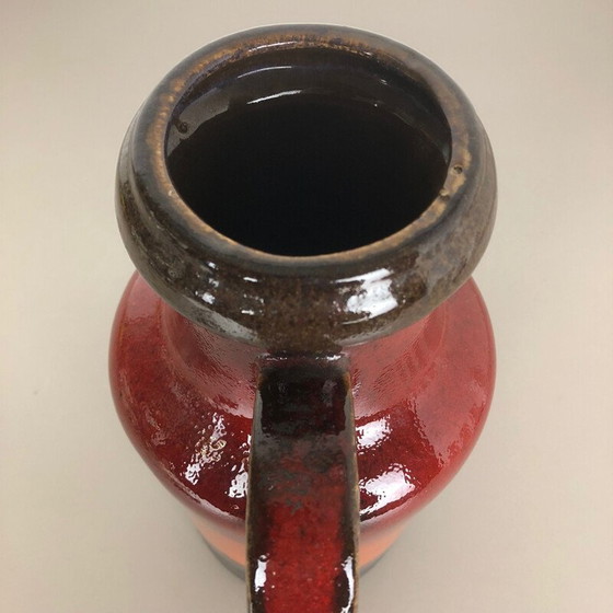 Image 1 of Vase vintage en lave grasse par Scheurich Allemagne 1970