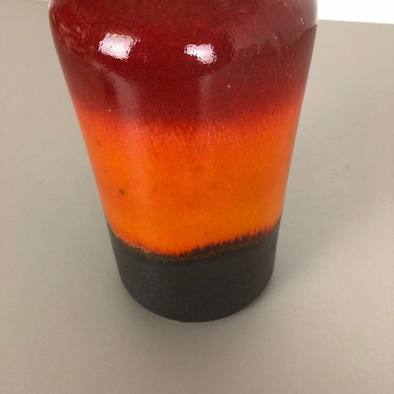 Image 1 of Vase vintage en lave grasse par Scheurich Allemagne 1970