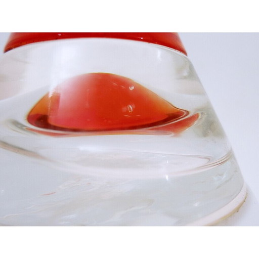 Lampe de table vintage "Rio" en verre par Giusto Toso pour Leucos, Italie 1970