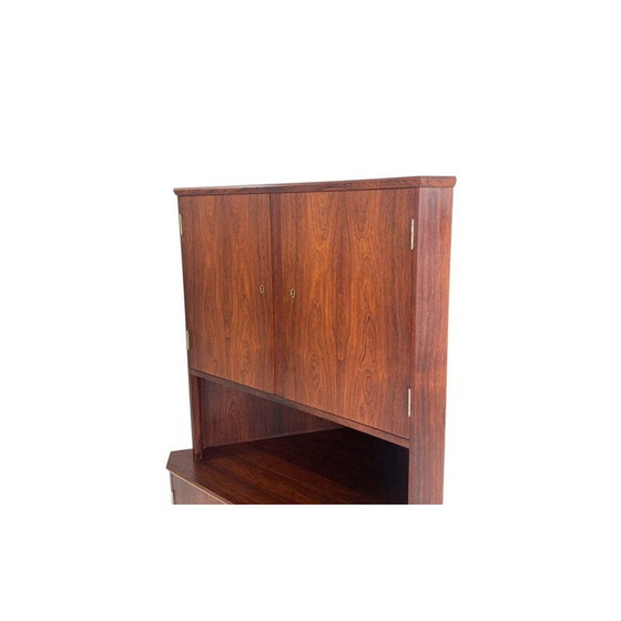 Image 1 of Meuble d'angle vintage en palissandre par Carlo Jensen pour Hundevad, Danemark 1950
