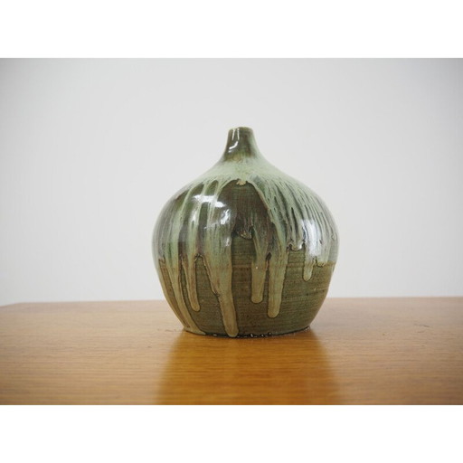 Vase vintage en céramique, Tchécoslovaquie 1960
