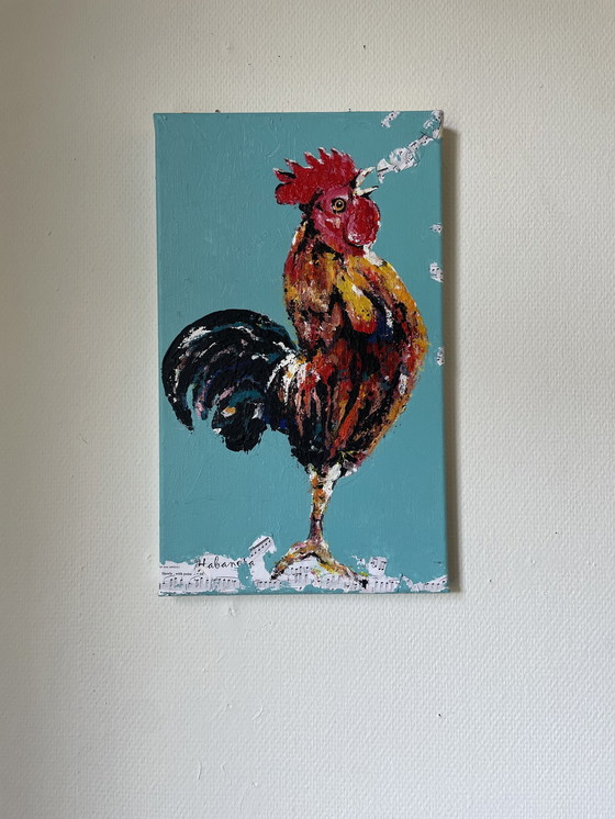 Image 1 of Peinture d'un coq