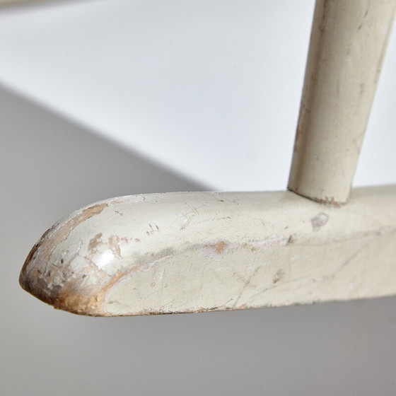 Image 1 of Fauteuil à bascule vintage en hêtre, 1960