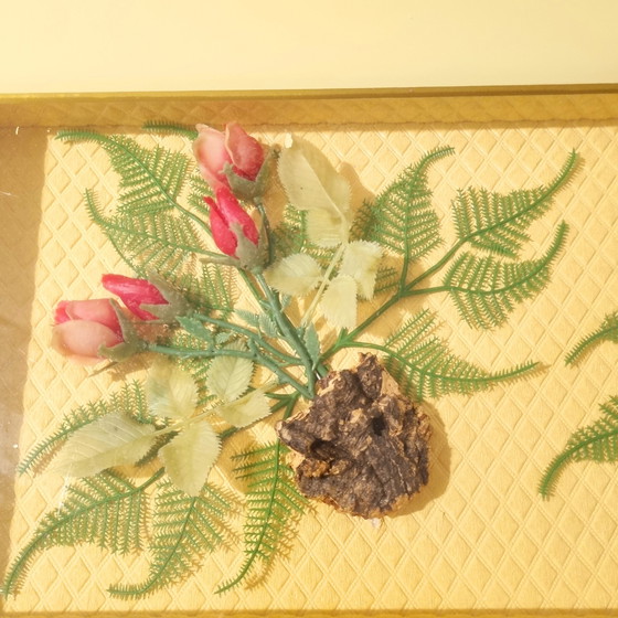 Image 1 of Table basse avec vitrine 50s