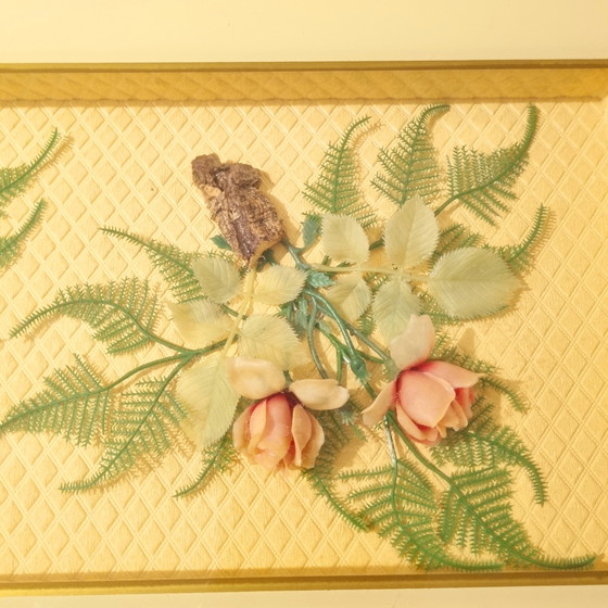 Image 1 of Table basse avec vitrine 50s