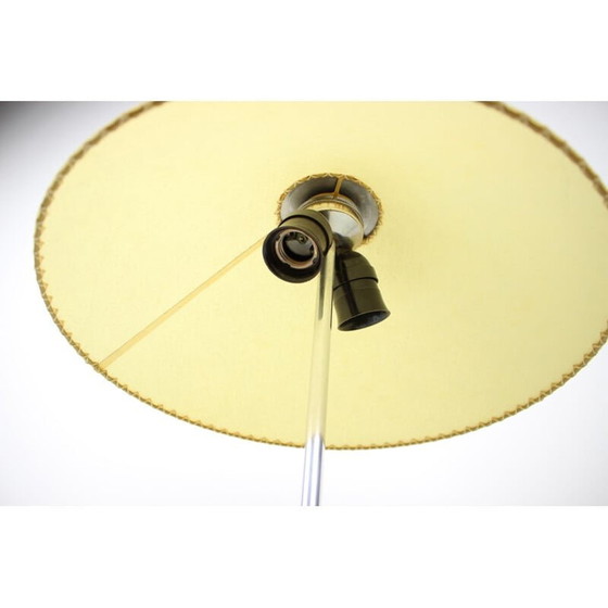 Image 1 of Lampe de table vintage en marbre et métal par Kámen Praha, 1950