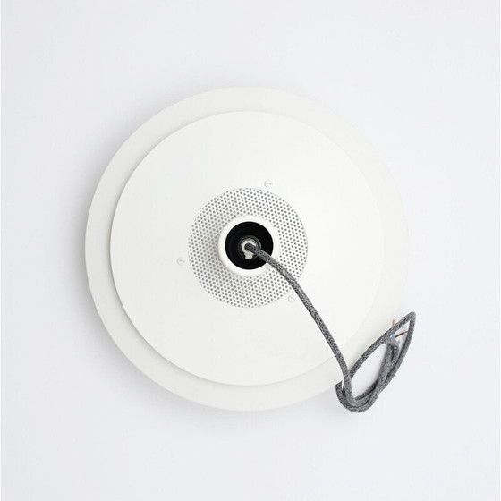 Image 1 of Lampe suspendue blanche vintage pour Jeka, Danemark 1980