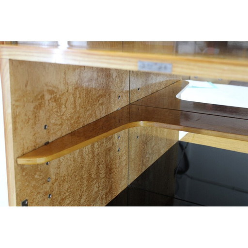 Commode vintage en bois, Tchécoslovaquie 1960