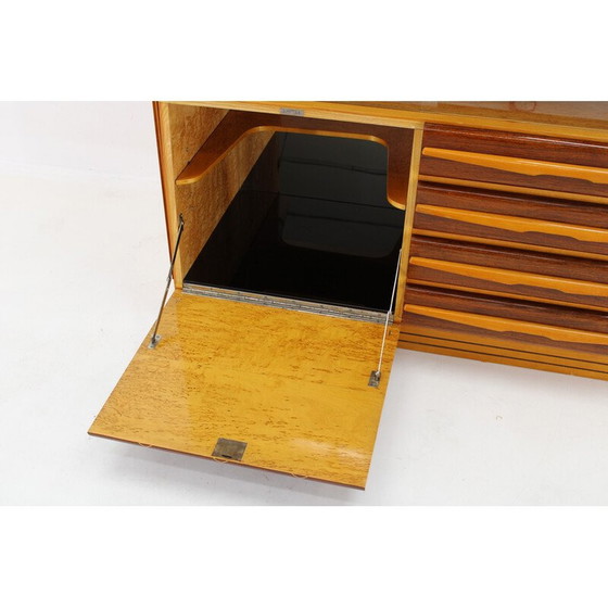 Image 1 of Commode vintage en bois, Tchécoslovaquie 1960