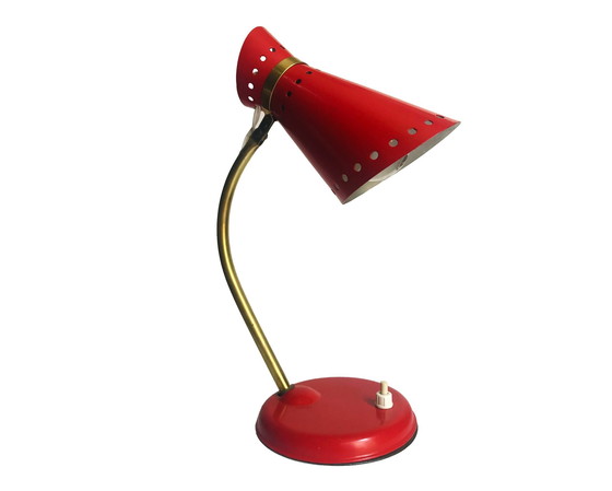 Image 1 of Lampe De Bureau Vintage • Diabolo • René Mathieu • Lunel • 1950