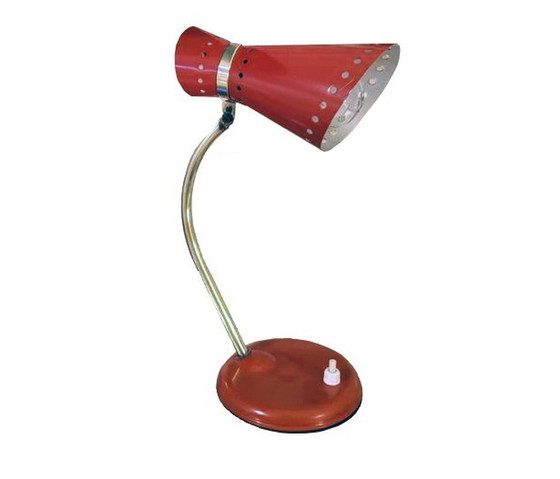 Image 1 of Lampe De Bureau Vintage • Diabolo • René Mathieu • Lunel • 1950