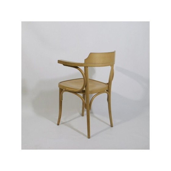 Image 1 of Chaise de bureau vintage en bois courbé, 1970