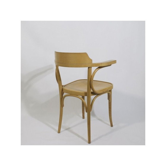 Image 1 of Chaise de bureau vintage en bois courbé, 1970
