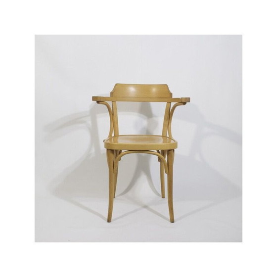 Image 1 of Chaise de bureau vintage en bois courbé, 1970