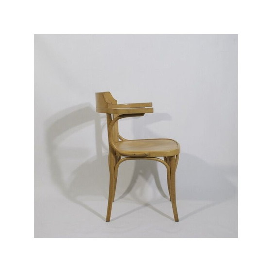 Image 1 of Chaise de bureau vintage en bois courbé, 1970