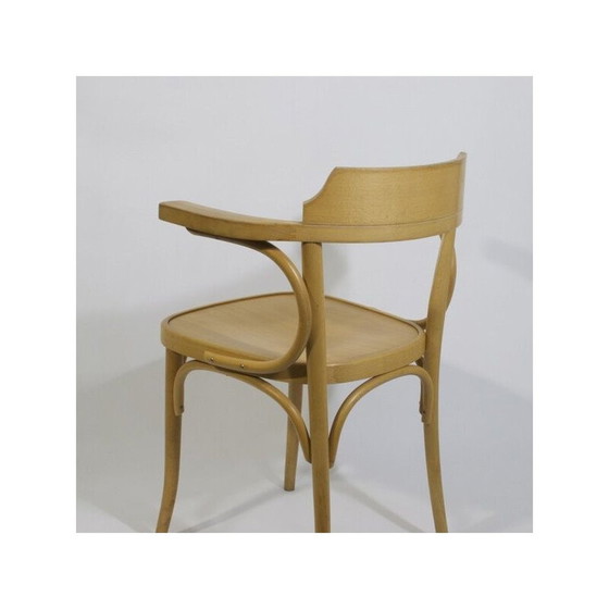 Image 1 of Chaise de bureau vintage en bois courbé, 1970