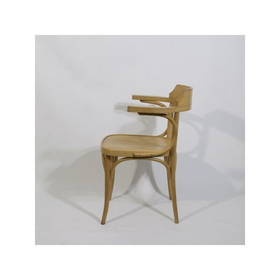 Image 1 of Chaise de bureau vintage en bois courbé, 1970