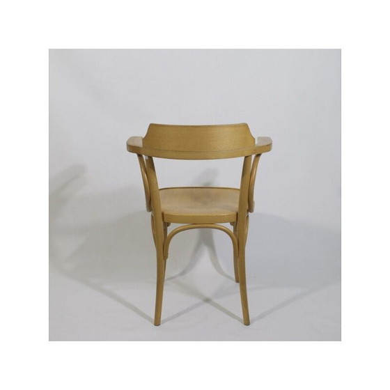 Image 1 of Chaise de bureau vintage en bois courbé, 1970