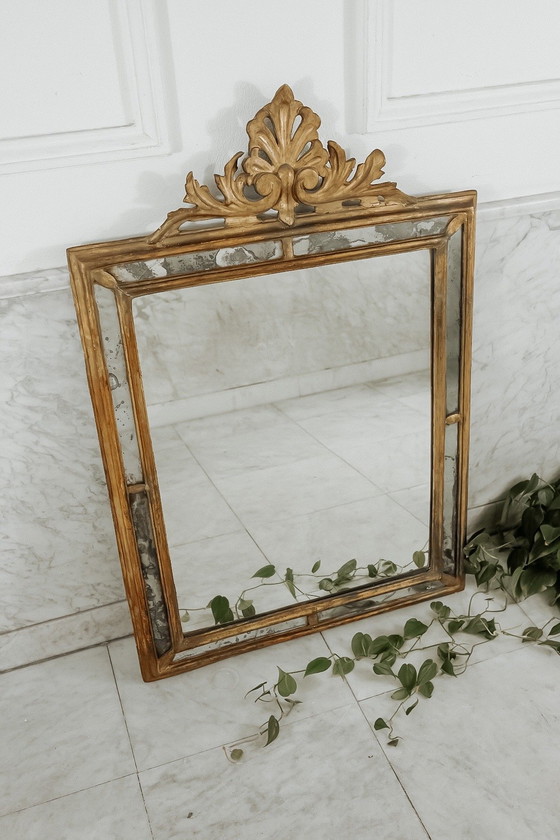 Image 1 of Miroir baroque français ancien