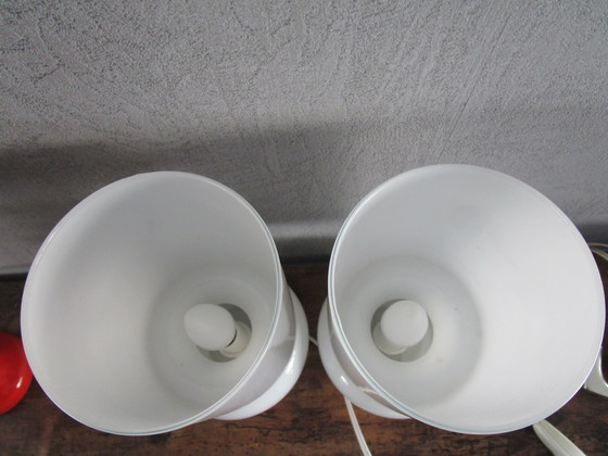 Image 1 of 2x Ikea Lykta Mushroom Lamps.