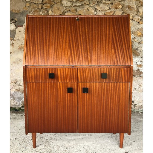 Secrétaire scandinave en bois, 1960