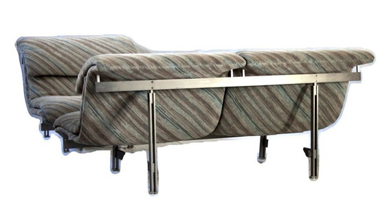 Image 1 of Canapé Wave et 2 chaises longues par Giovanni Offredi pour Saporiti Italia, 1974