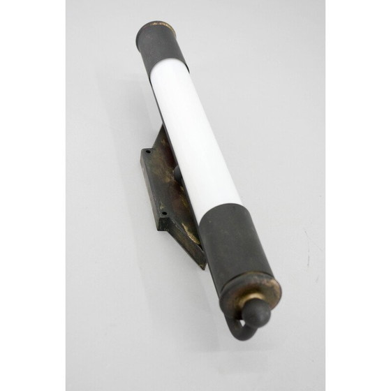 Image 1 of Lampe murale Vintage Art Deco en laiton, 1920