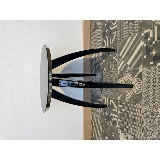 Image 1 of Table basse noire vintage