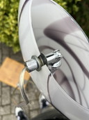 Zijlstra Tiel Lampe à poser en verre Zebra Swirl